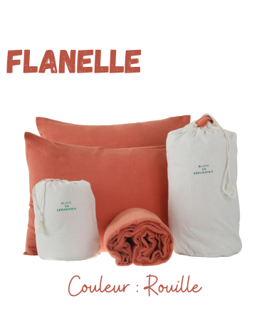 Drap Housse Flanelle 160x200 100% Coton