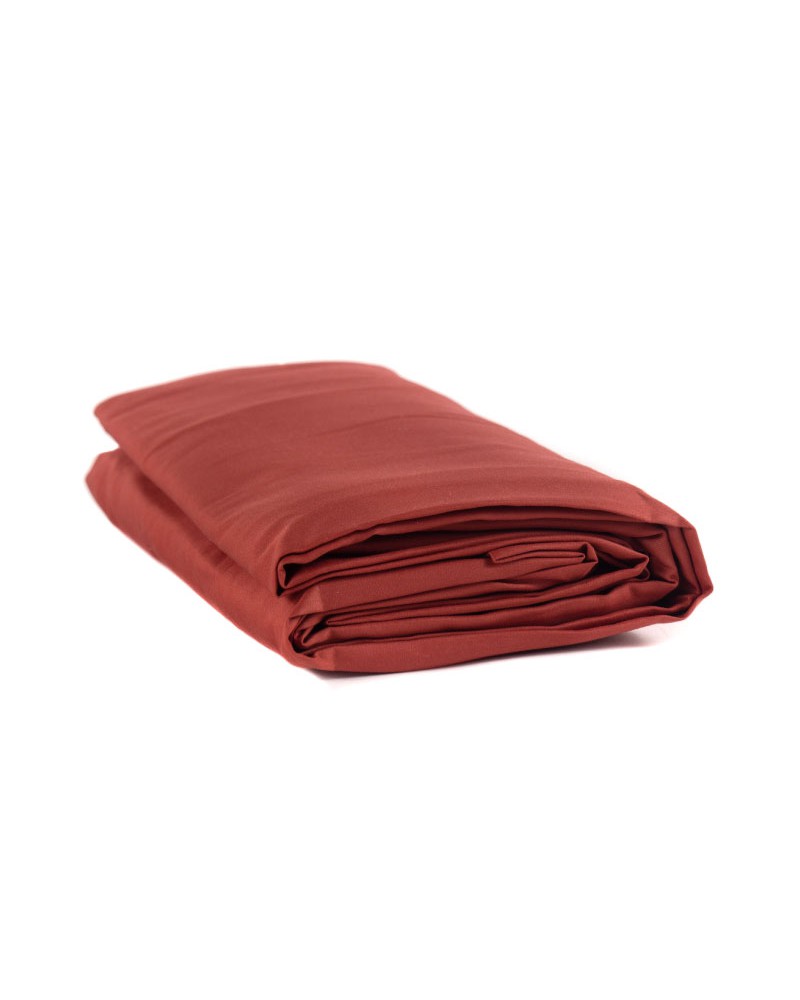 Vent Du Sud Drap housse Rubis en percale de coton 80 fils 160 x 200 x 35 cm  Rouge - Maison & Déco Draps housse 51,70 €