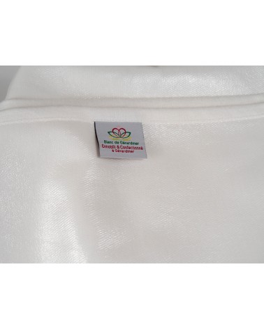 Snoozing protège-matelas molleton coton PU imperméable grand bonnet - Blanc  